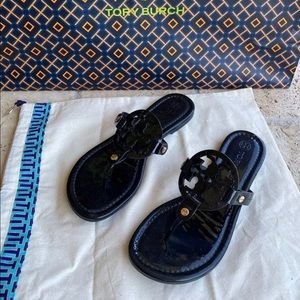 Tory Burch Black Sandals 7.5